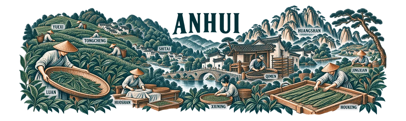 Anhui — Leaf, fire and granite