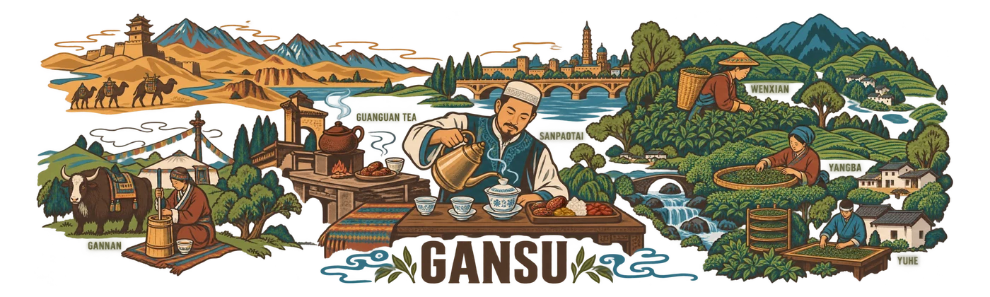 Gansu — Tea territories