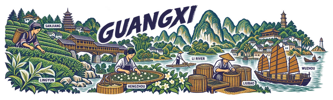 Guangxi — The leaf sets off down the river