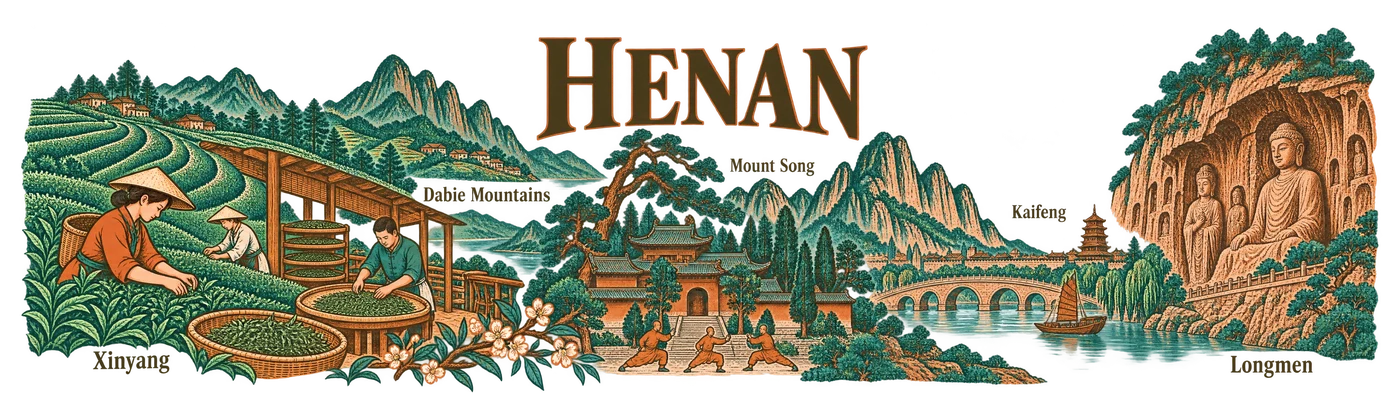 Henan — Tea and the memory of stone