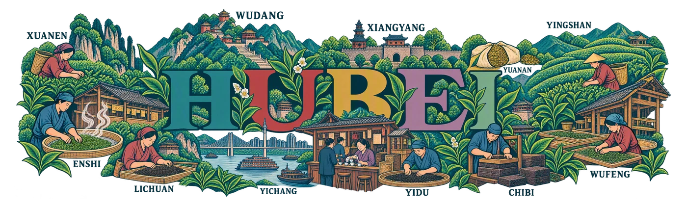 Hubei — Craft fills the letter space