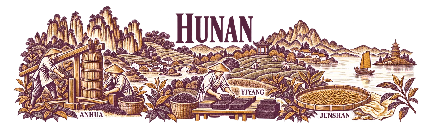 Hunan — Weight of tea and lightness of the bud