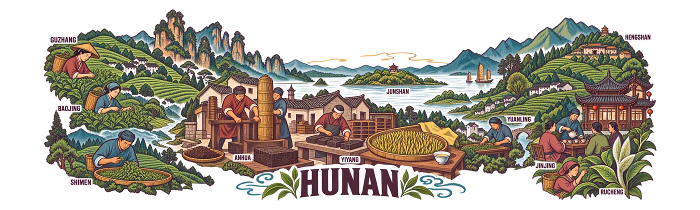 Hunan — From western mountains to lake bud