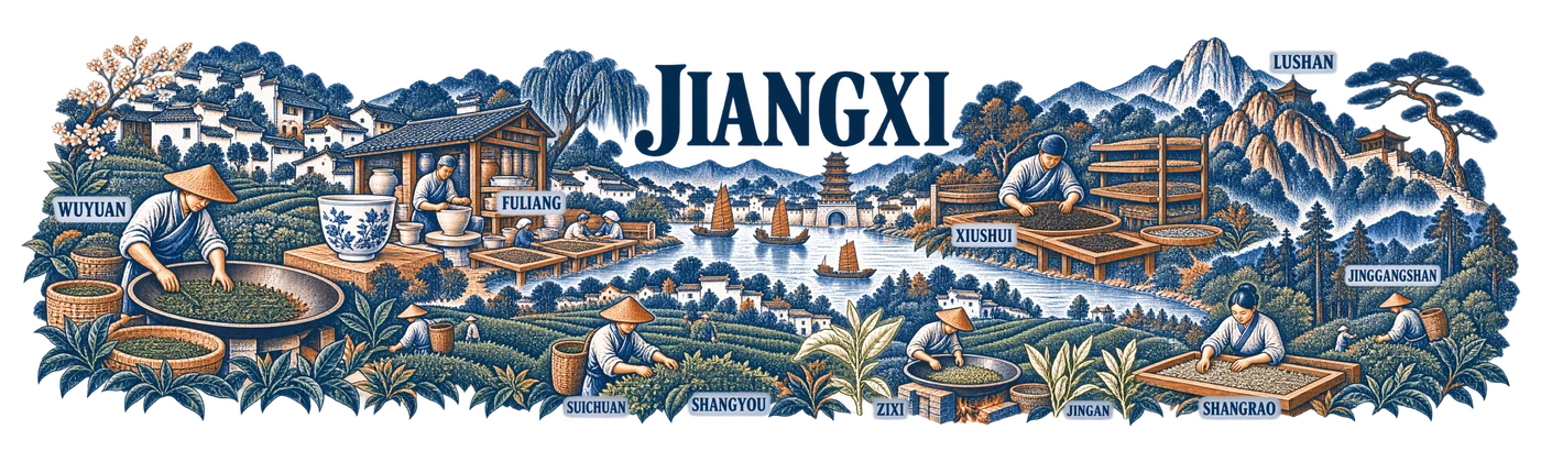 Jiangxi — Leaf Meets Porcelain Bowl