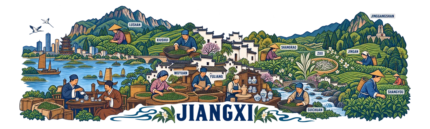 Jiangxi — From Poyang Lake to the southern tea leaf