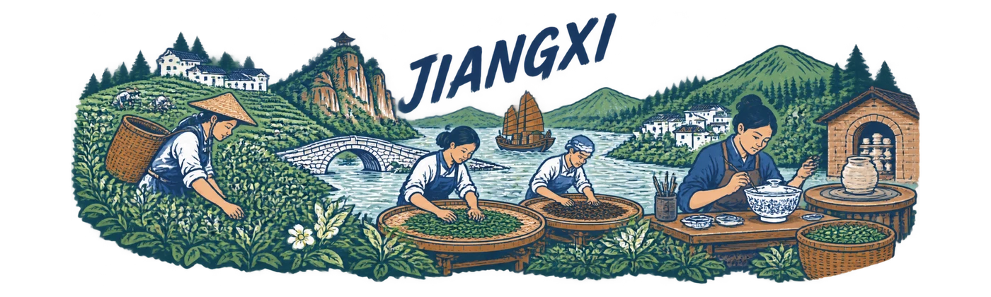 Jiangxi — Along the river from leaf to cup