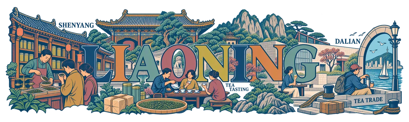 Liaoning — Large letters — tea worlds