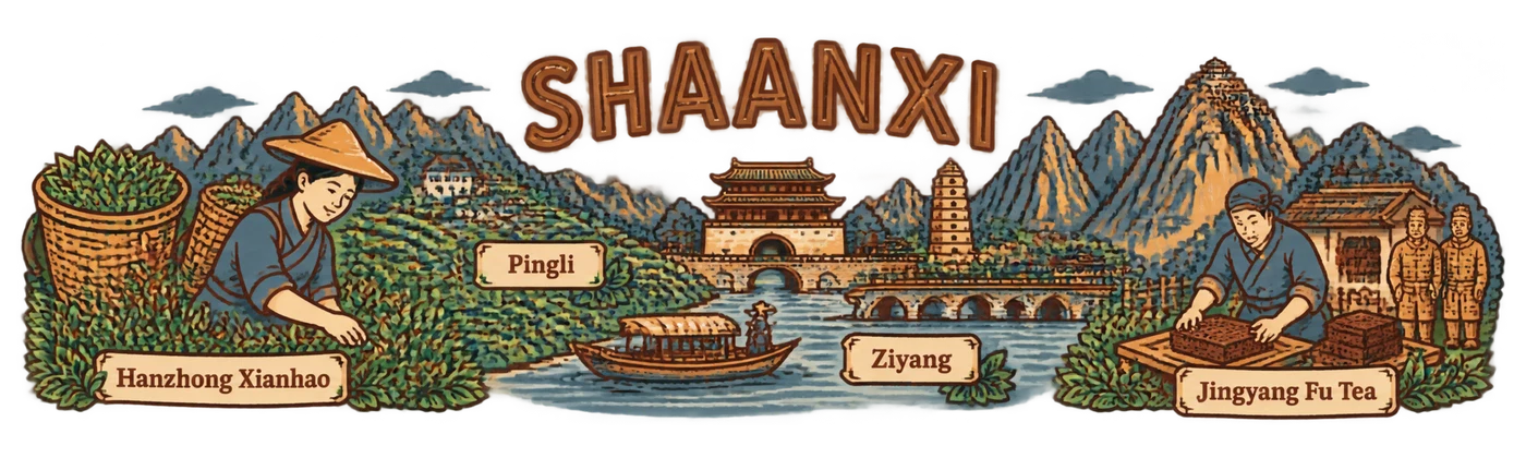 Shaanxi — Tea through the city gates