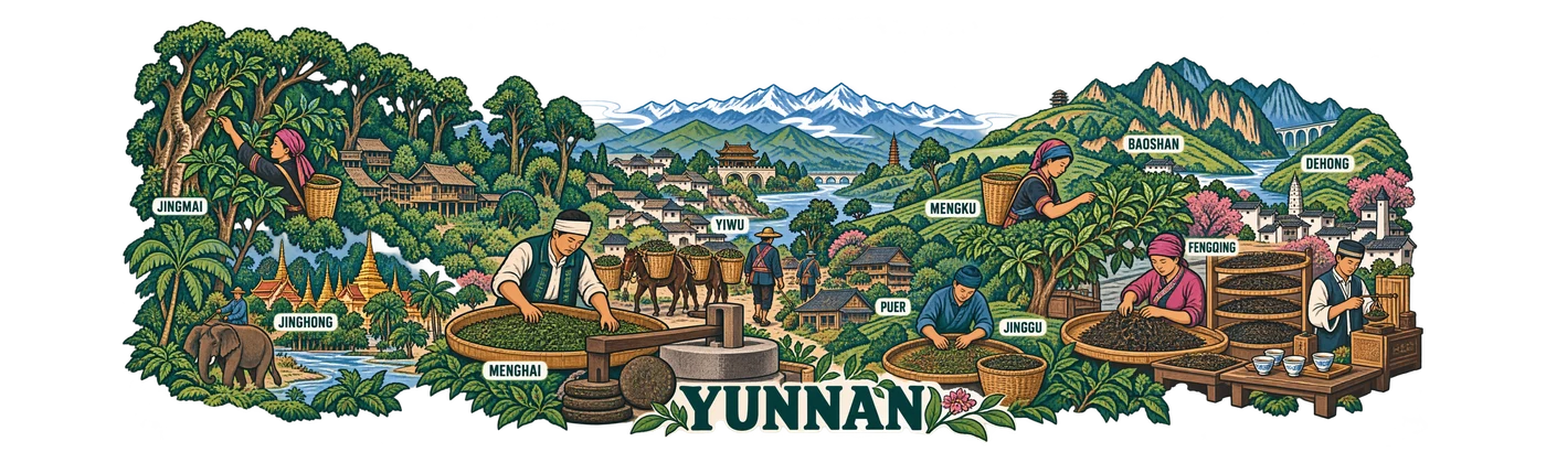 Yunnan — Forest, workshop, tea road
