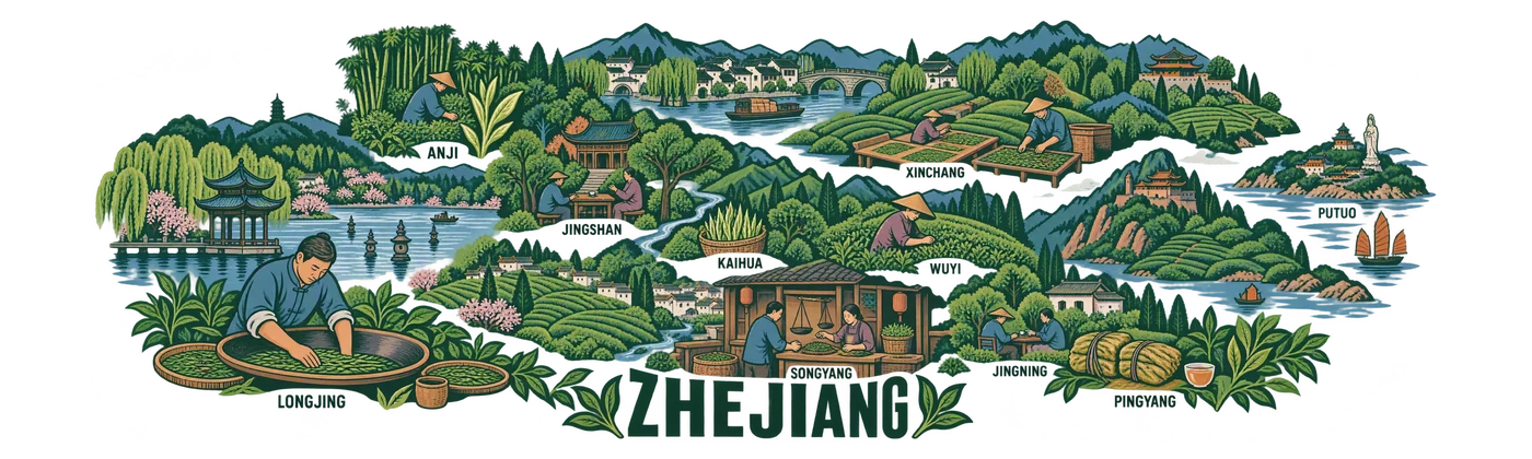 Zhejiang — One tea route, different waters